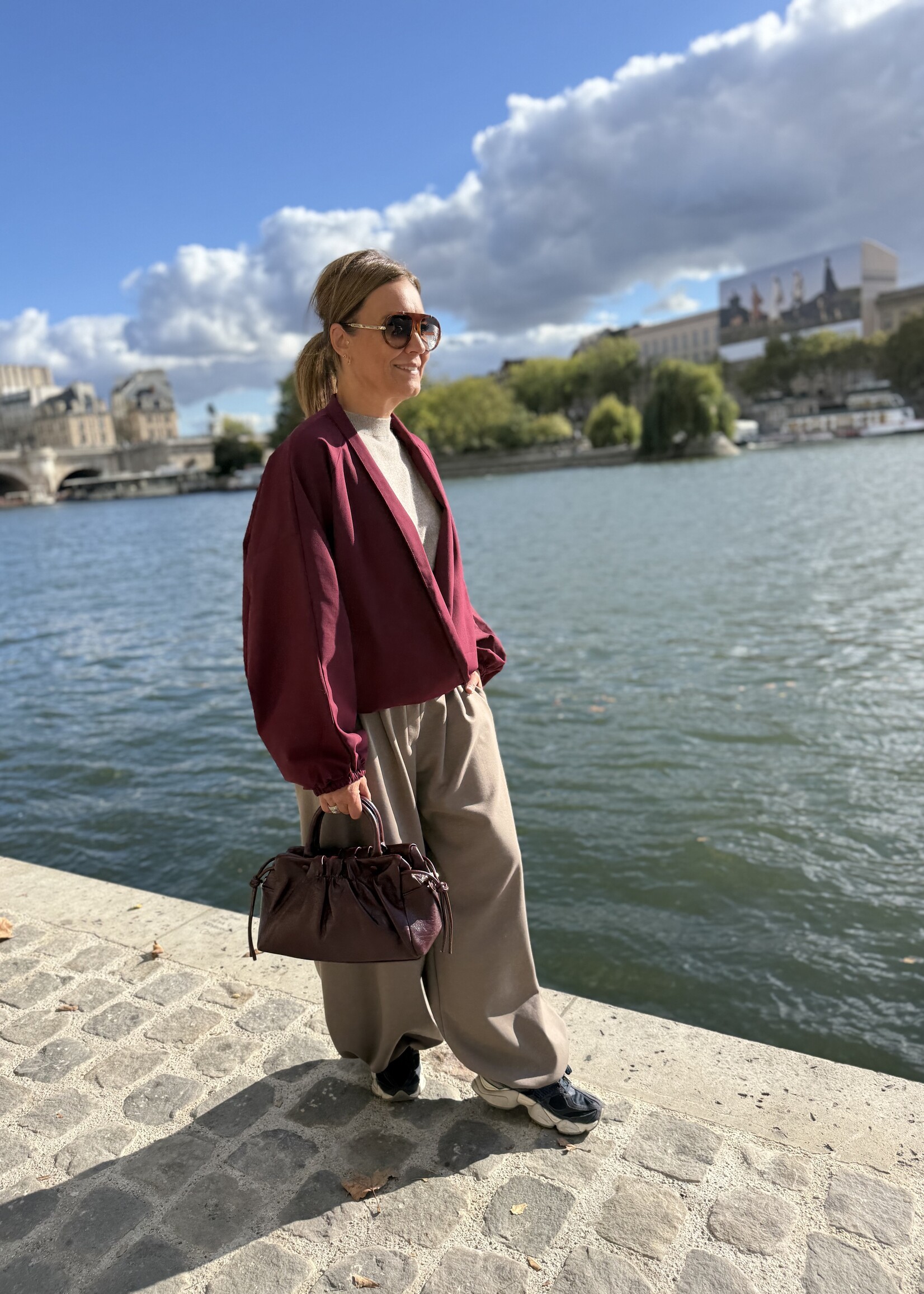 Guts & Goats Stella Bordeaux Bag