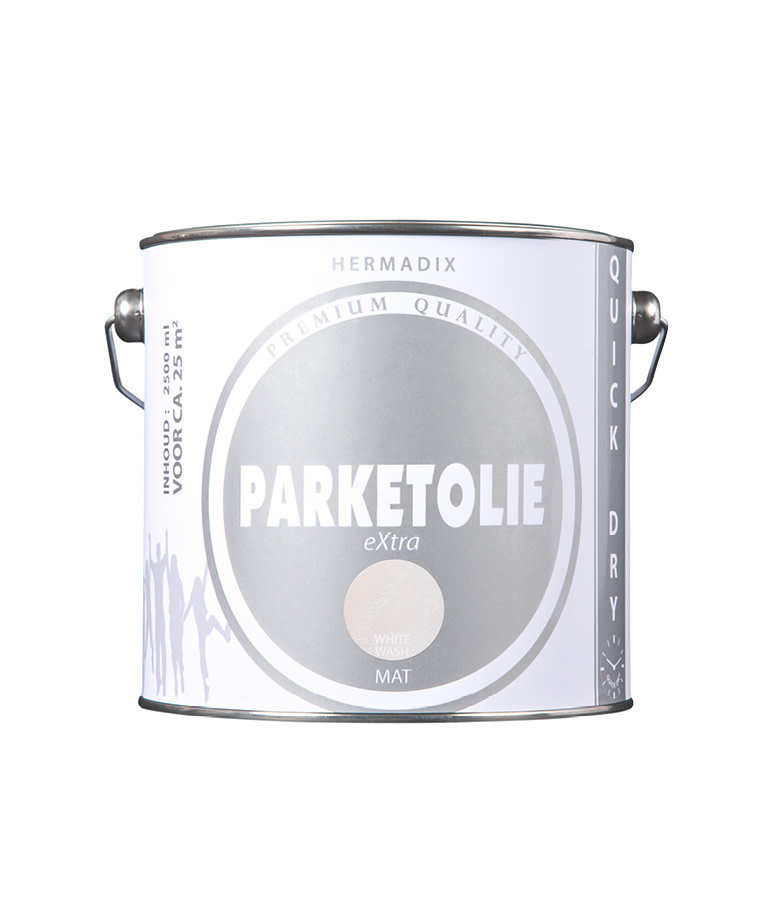 Hermadix Hermadix Parketolie Extra White Wash 2,5 liter