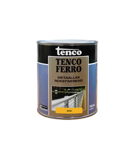 Tenco Tenco Ferro Metaallak Roestwerend Zijdeglans Geel 750 ml