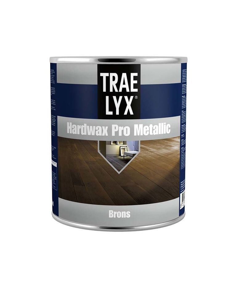 Trae Lyx - assortiment Trae Lyx Hardwax Pro Metallic Brons 750 ml