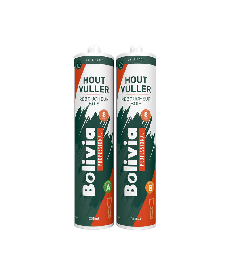 Bolivia 2K Epoxy Houtvuller  8 uur 2x 300 ml