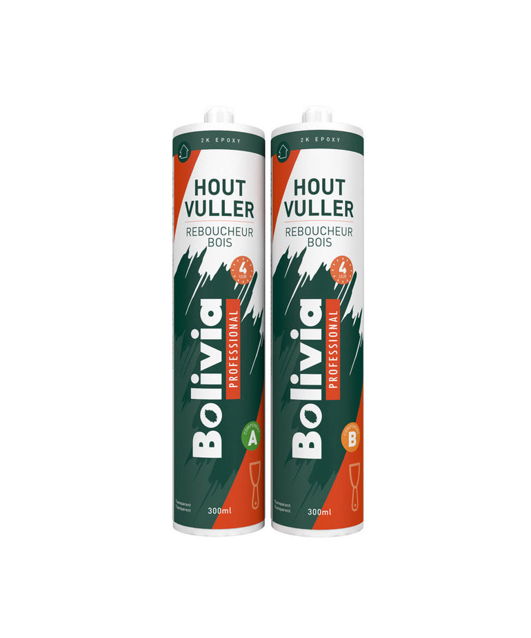 Bolivia 2K Epoxy Houtvuller 4 uur 2x 300 ml