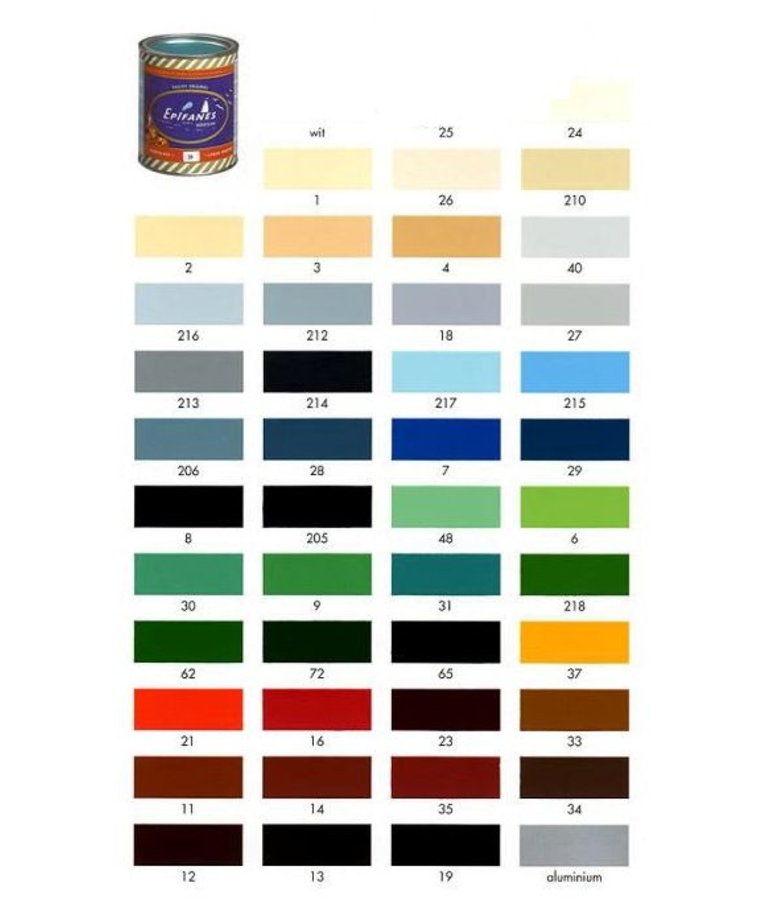 Epifanes - assortiment Epifanes Bootlak Kleur 2 Liter