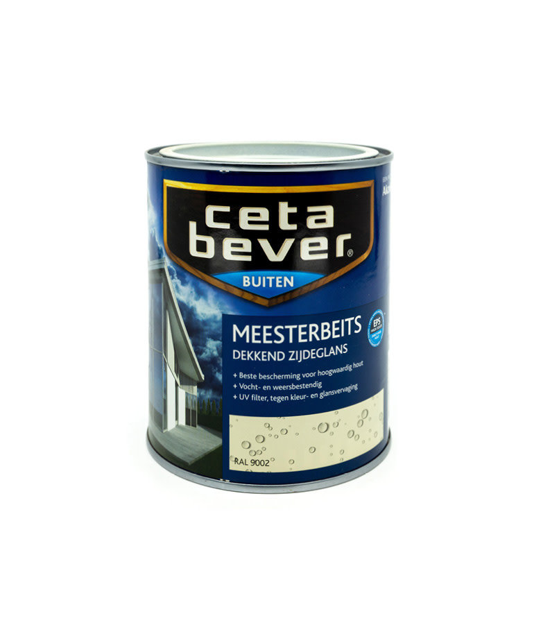 Aziatisch Meevoelen Gooi Cetabever Meesterbeits UV Dekkend Zijdeglans RAL 9002 750 ml - Verf en  behangland