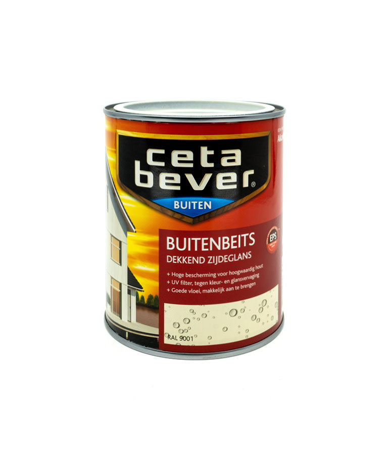 Cetabever Buitenbeits Dekkend RAL 9001 750 ml