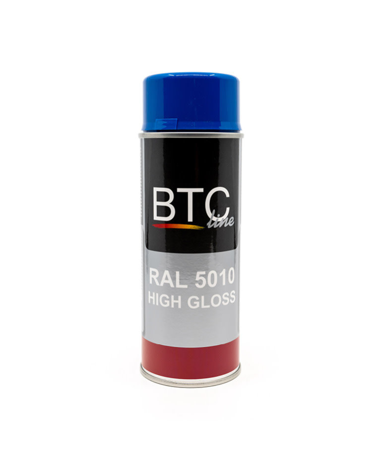 BTC Spuitbus RAL 5010 Gentiaanblauw Hoogglans 400 ml