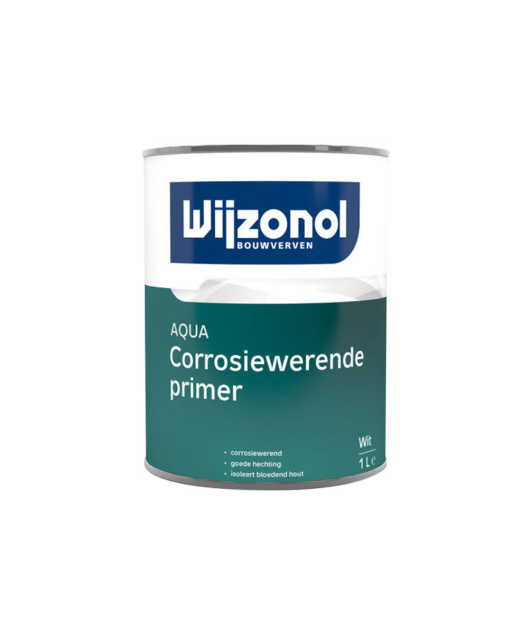 Wijzonol - assortiment Wijzonol Aqua Corrosiewerende Primer Wit 1 liter