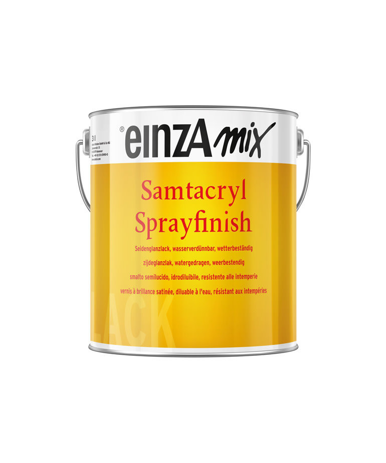 einzA - assortiment einzA Samtacryl Sprayfinish Zijdeglanslak 3 Liter