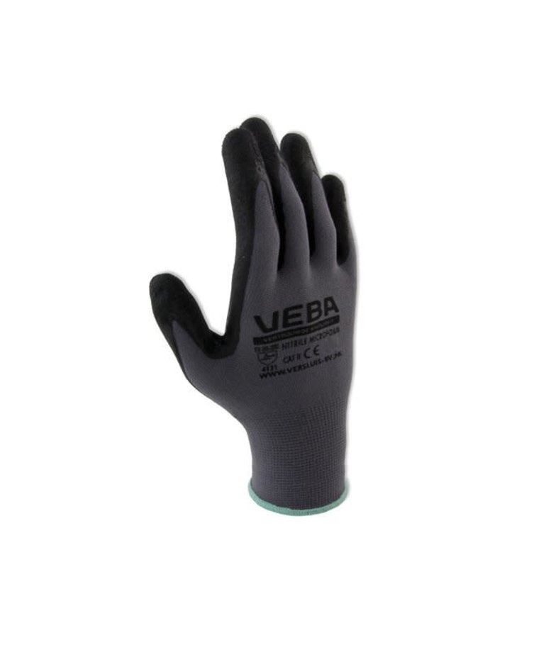 Veba Handschoenen Nitrile Microfoam Zwart