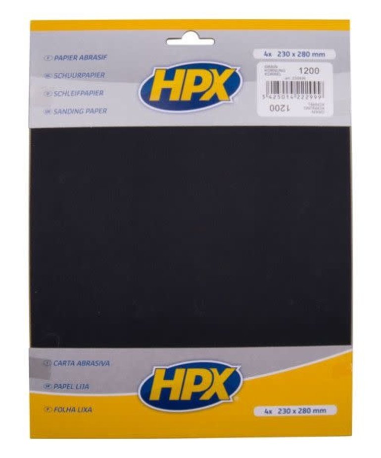 HPX Schuurpapier 23x28 cm Pak a 4 vel