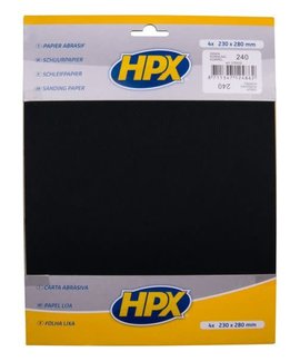 HPX Schuurpapier 23x28 cm Pak a 4 vel HPX Schuurpapier 23x28 cm Pak a 4 vel