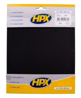 HPX Schuurpapier 23x28 cm Pak a 4 vel HPX Schuurpapier 23x28 cm Pak a 4 vel