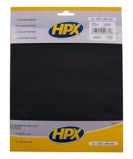 HPX Schuurpapier 23x28 cm Pak a 4 vel HPX Schuurpapier 23x28 cm Pak a 4 vel
