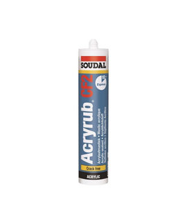 Soudal Acryrub CF2 Crack Free 10 min Wit 310 ml