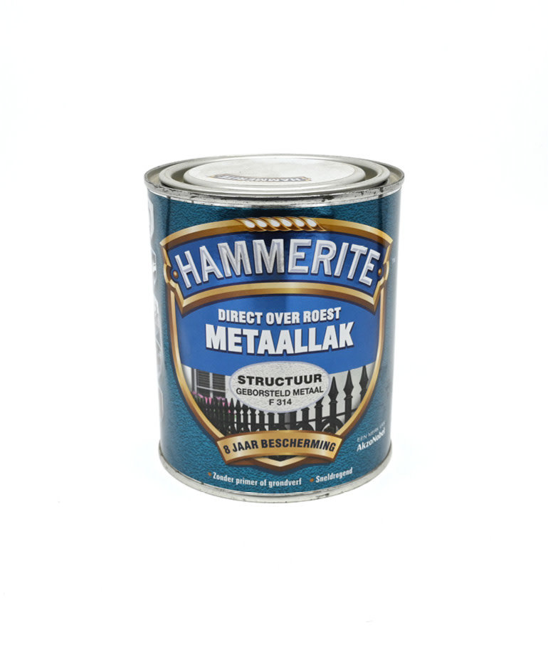 Hammerite Hammerite Metaallak Structuur Geborsteld Metaal 750 ml
