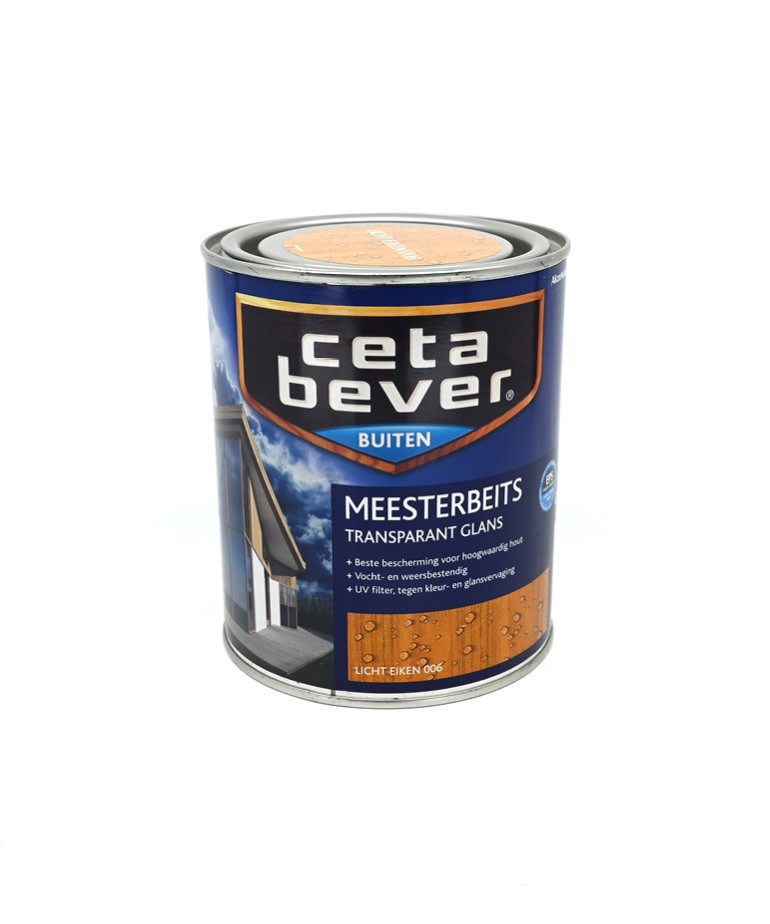 Bad Viva Nutteloos Cetabever Meesterbeits UV Transparant Glans Licht Eiken 006 750 ml - Verf  en behangland