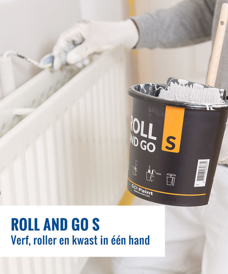 Go!Paint Roll and Go S Verfbak 10cm 1.25 L + Deksel