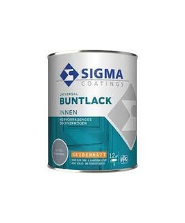 Sigma Sigma Buntlack Binnen Zijdeglans RAL 7001 750 ml