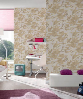 AS Creation  Boys & Girls  Camouflage Behang 3694-20
