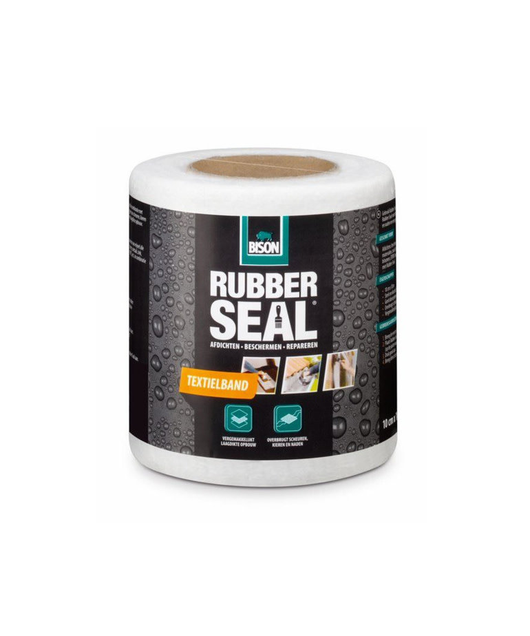 Bison Rubber Seal Textielband 100mm x 10M