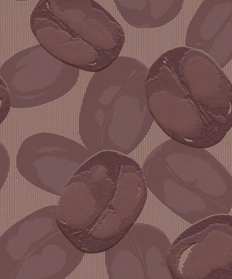 Rasch Aqua Relief Koffieboon op Behang 733914