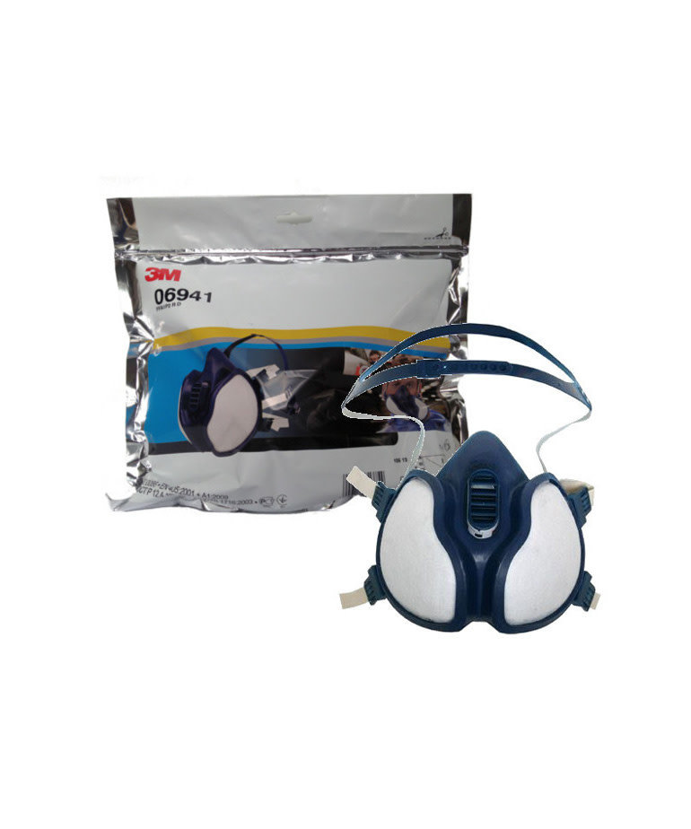 3M  Verfdamp Spuitmasker 06941 + FFA1P2 (gebruiksklaar)