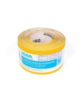 Schuurpapier Aluminium Oxide Rol 95mm x 25M (grote Rol)