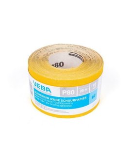 Schuurpapier Aluminium Oxide Rol 95mm x 25M
