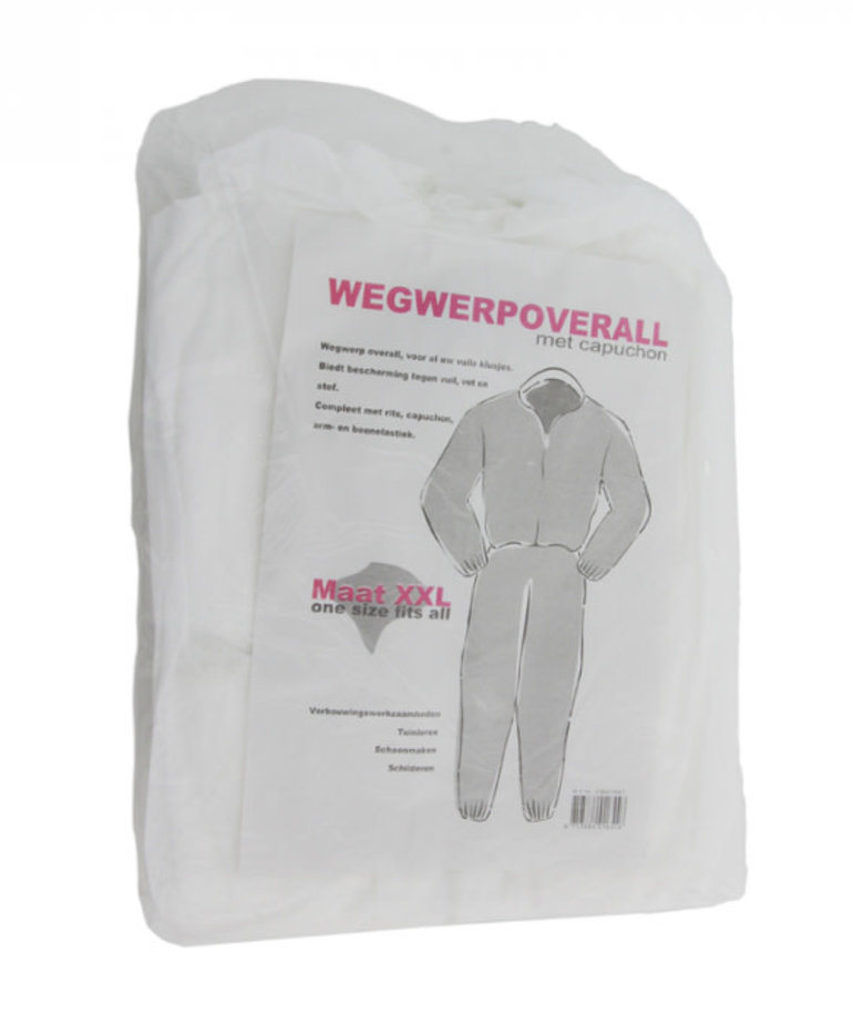 Wegwerp overall XXL