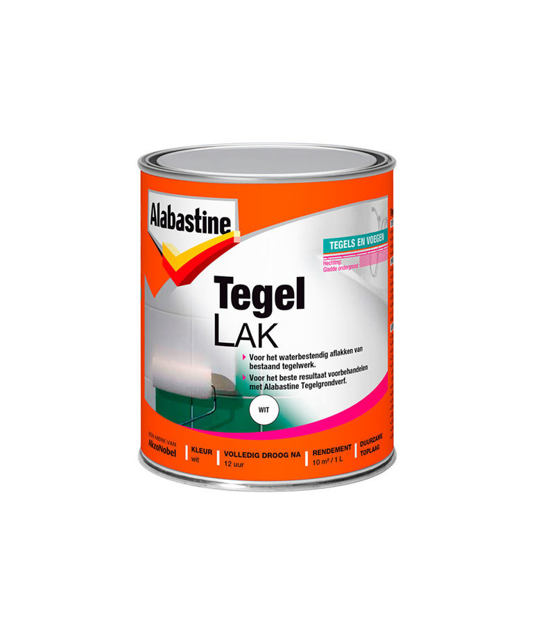 Alabastine Tegellak  Wit 1 Liter