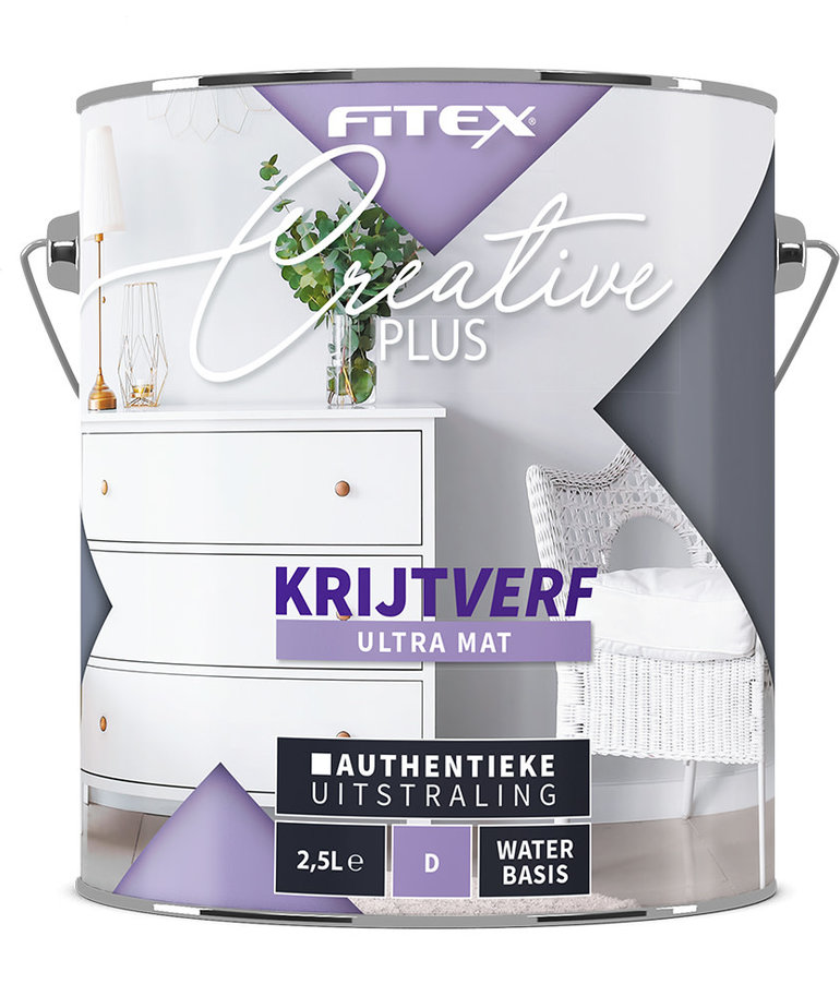 Fitex Krijtverf Aqua 2,5 Liter