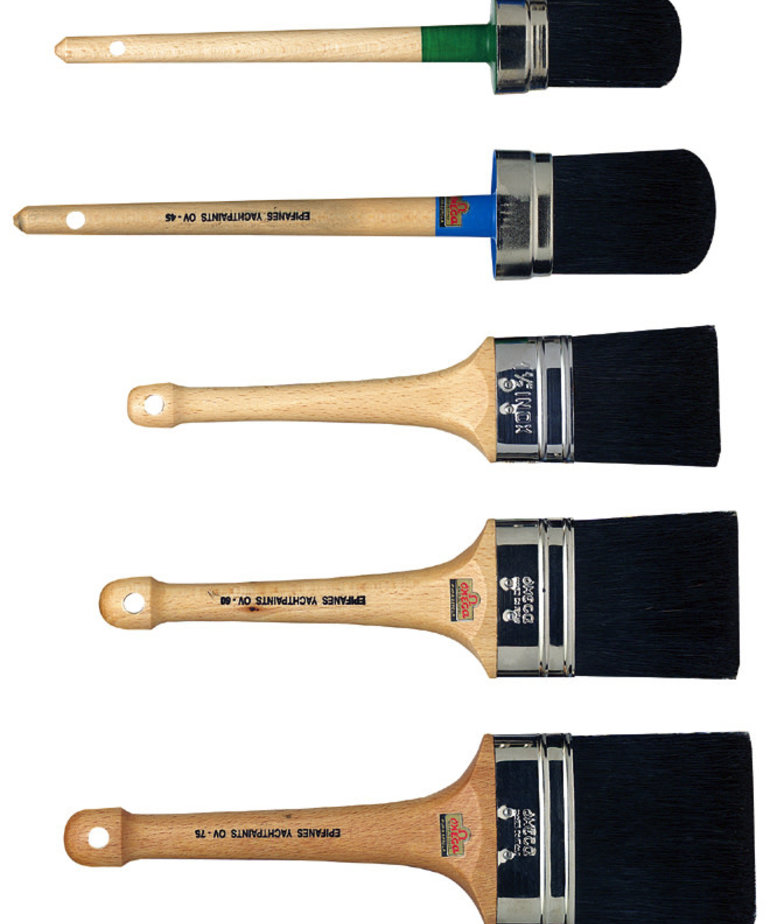 Omega Ovale Platte Kwast