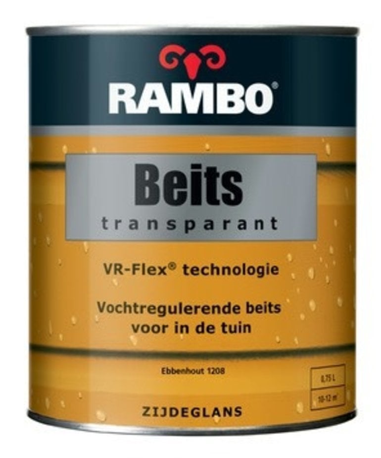 Rambo Rambo Beits Transparant Ebbenhout 1208 750ml