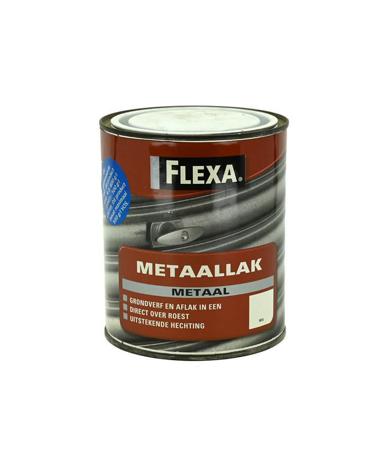 Flexa Flexa Metaallak Wit 750 ml