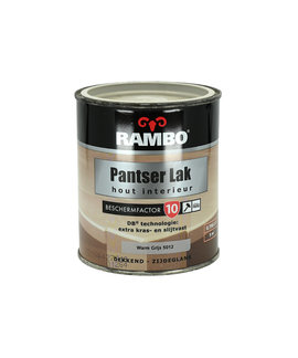 Rambo Pantserlak Interieur Dekkend Zijdeglans Warm Grijs 5012 750 ml