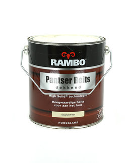 Rambo Pantserbeits Hoogglans Dekkend Ivoorwit 1101 2.5 Liter