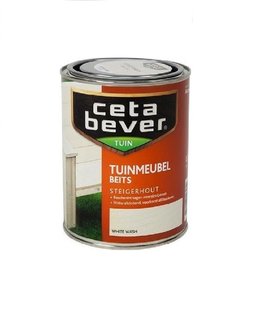 Cetabever CetaBever Tuinmeubelbeits Steigerhout White Wash 750 ml