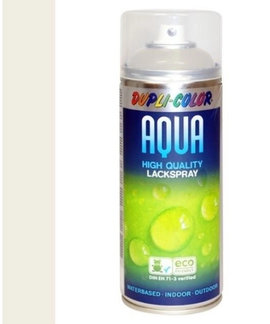 DupliColor  Aqua Lackspray Zuiverwit Ral 9010 Hoogglans 350 ml