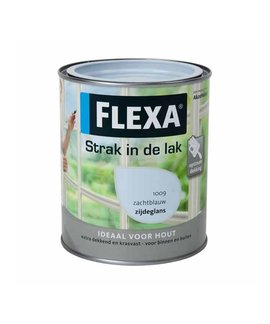 Flexa Flexa Strak In De Lak Zijdeglans 1009 Zachtblauw 750 ml