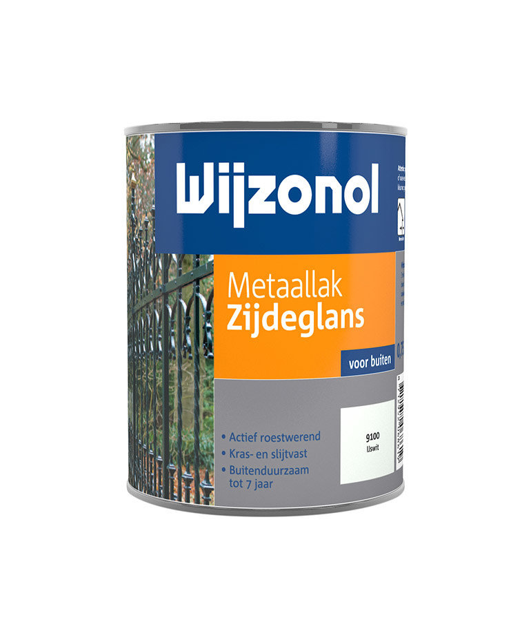 Wijzonol - assortiment Wijzonol Metaallak Zijdeglans Ready Mixed 750 ml
