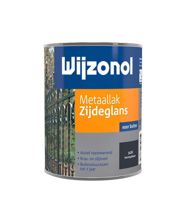 Wijzonol - assortiment Wijzonol Metaallak Zijdeglans Ready Mixed 750 ml