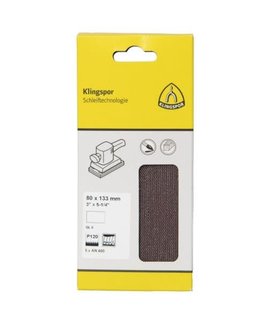 Klingspor Schuurgaas AN400 80x133mm 5 stuks