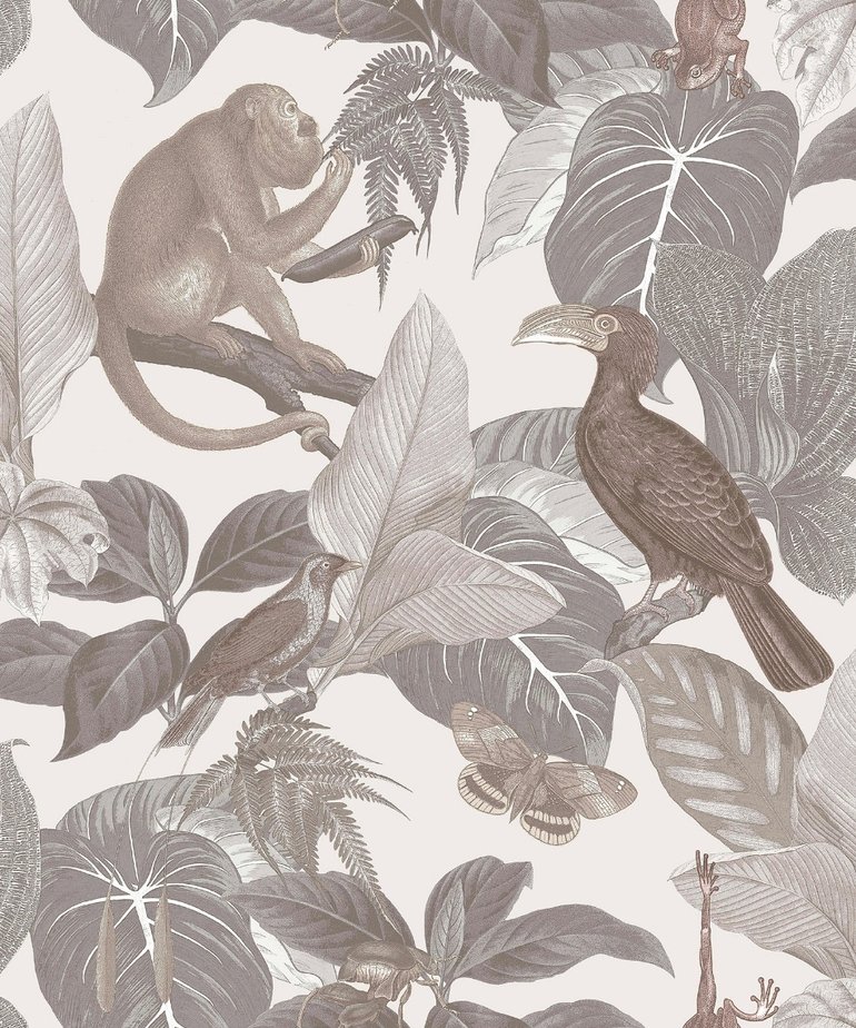 Noordwand Assorti 18501 Grijs - Beige - Metallic