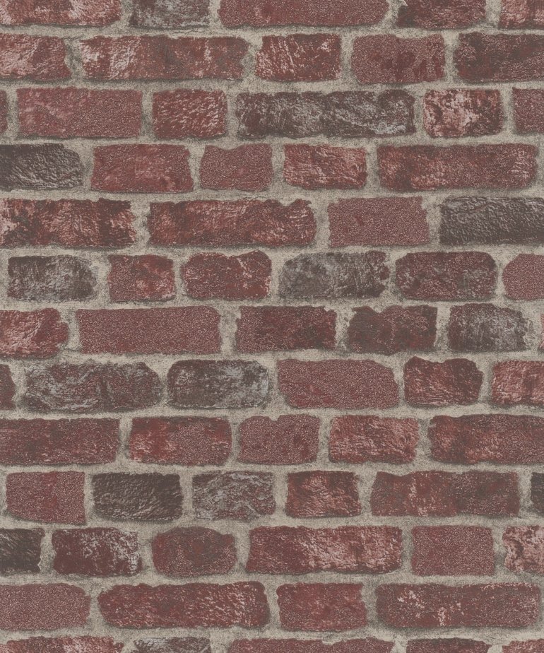 Noordwand Assorti 58408 Rood - Grijs