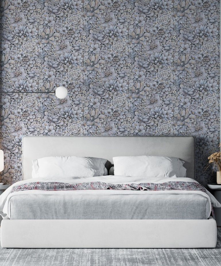 Noordwand Assorti 33955 Blauw - Paars - Grijs