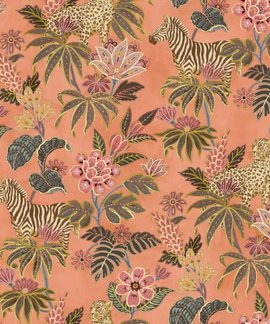 Noordwand Assorti 18524 Roze - Oranje - Metallic