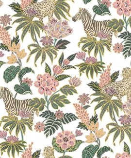 Noordwand Assorti 18522 Groen - Roze - Metallic