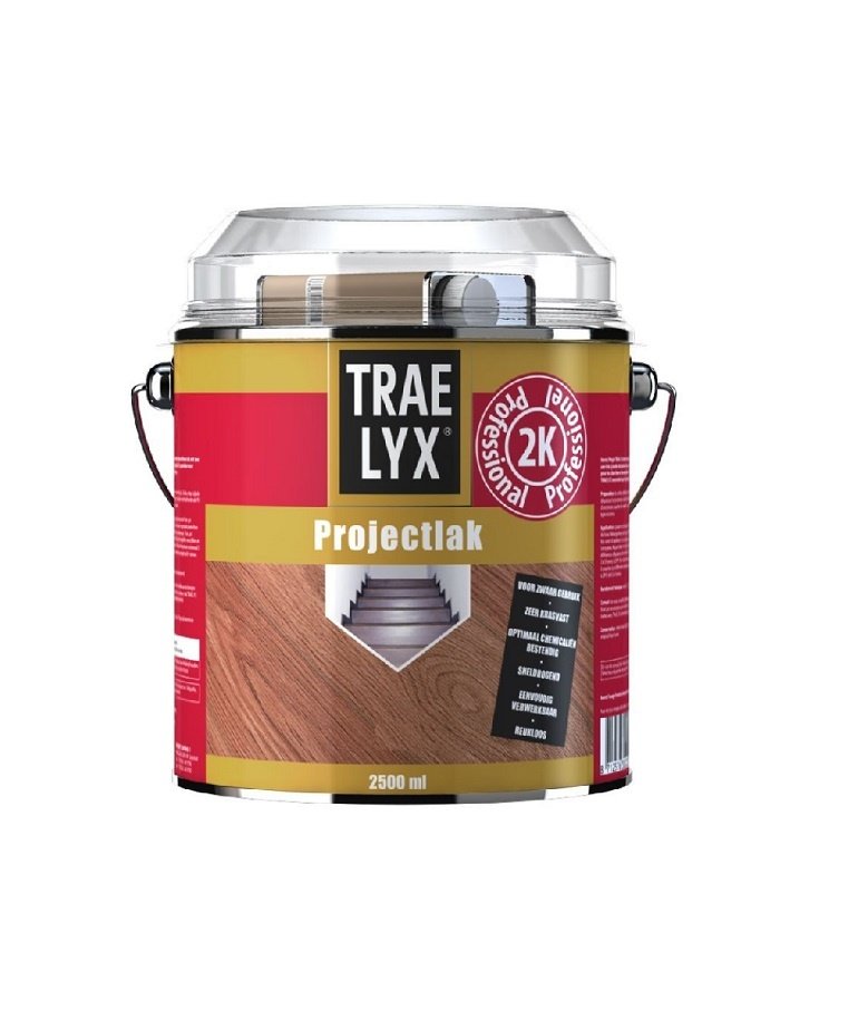 Trae Lyx - assortiment Trae Lyx Projectlak 2K Hoogglans 2,5 Liter