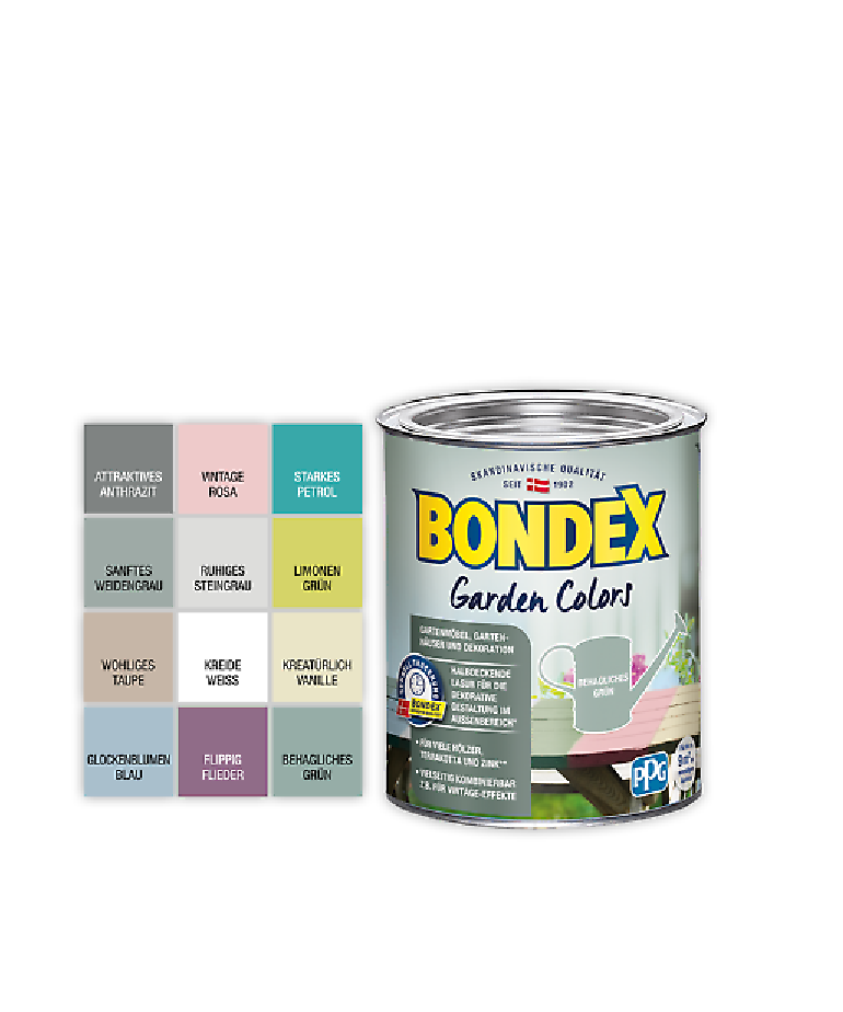 Bondex Bondex  Tuin & Steigerhout Puur Wit 1138 2,5 Liter