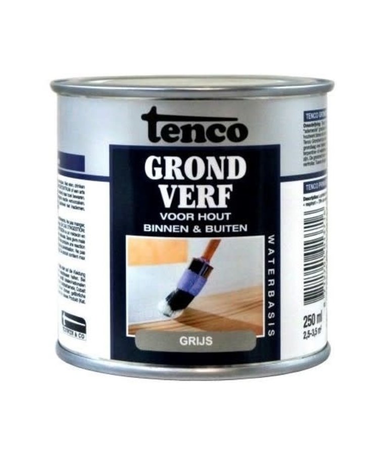 Tenco Grondverf Hout Waterbasis Grijs Nodig? Verf en Behangland Verf en behangland